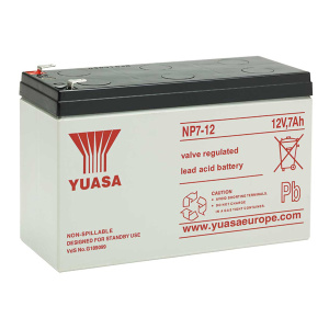 Yuasa NP 12v 7Ah Sealed Lead Acid Battery (NP7-12)