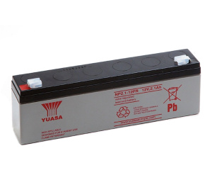 Yuasa NP 12v 2.1Ah Sealed Lead Acid Battery - Flame Retardant (NP2.1-12FR)
