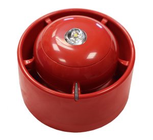 EMS SmartCell Wireless Ceiling Mounted Sounder VAD (Red Body / Red Flash) (SC-33-0110-0001-99)