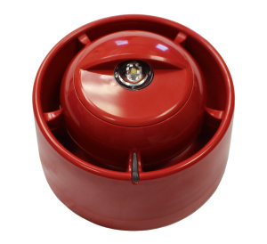 EMS SmartCell Wireless Wall Mounted Sounder VAD (Red Body / White Flash) (SC-32-0120-0001-99)