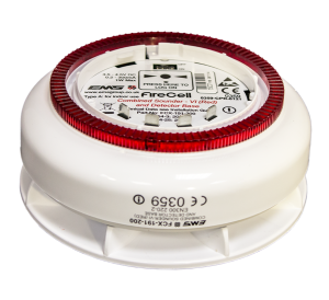 EMS FireCell FCX-191-200 Wireless Combined Sounder Visual Indicator Detector Base