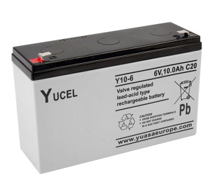 Yuasa Yuvolt 6v 10Ah Sealed Lead Acid Battery (Y10-6)